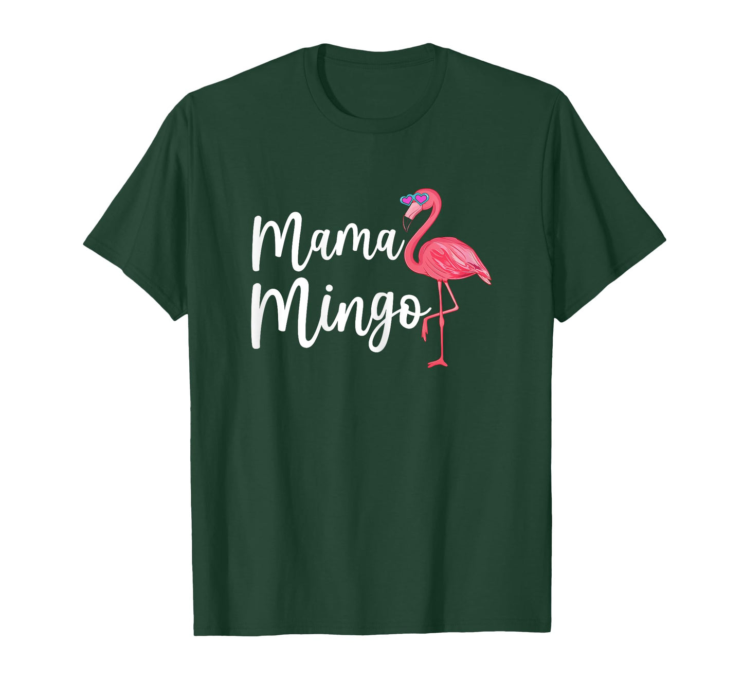 Mama Mingo Funny Flamingo Mom Cute Bird Mommy Mother's Day T-Shirt