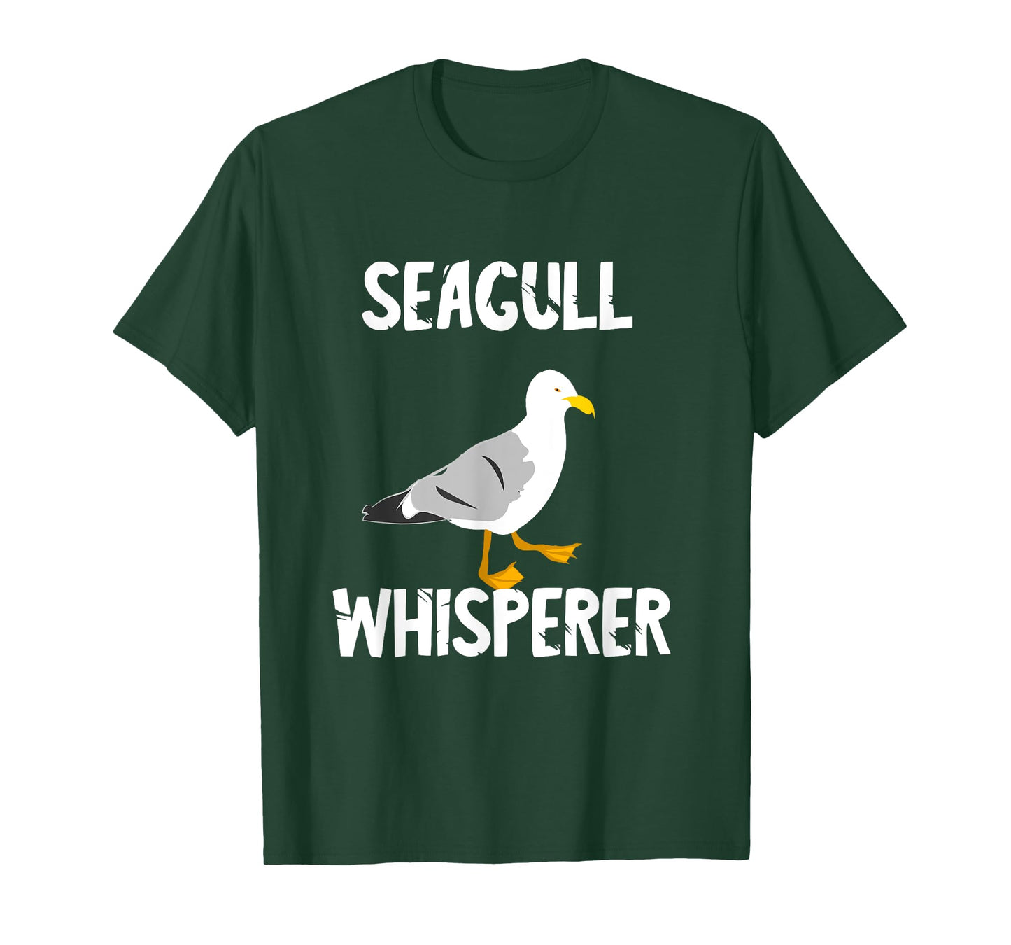 Seagulls Whisperer Seagull Harbour Birds Sea Bird T-Shirt