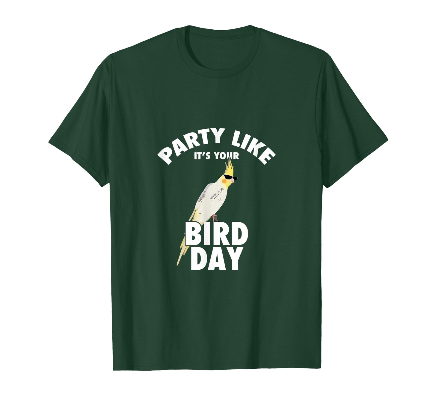 Birthday Cockatiel Parrot Bird Lover T-Shirt