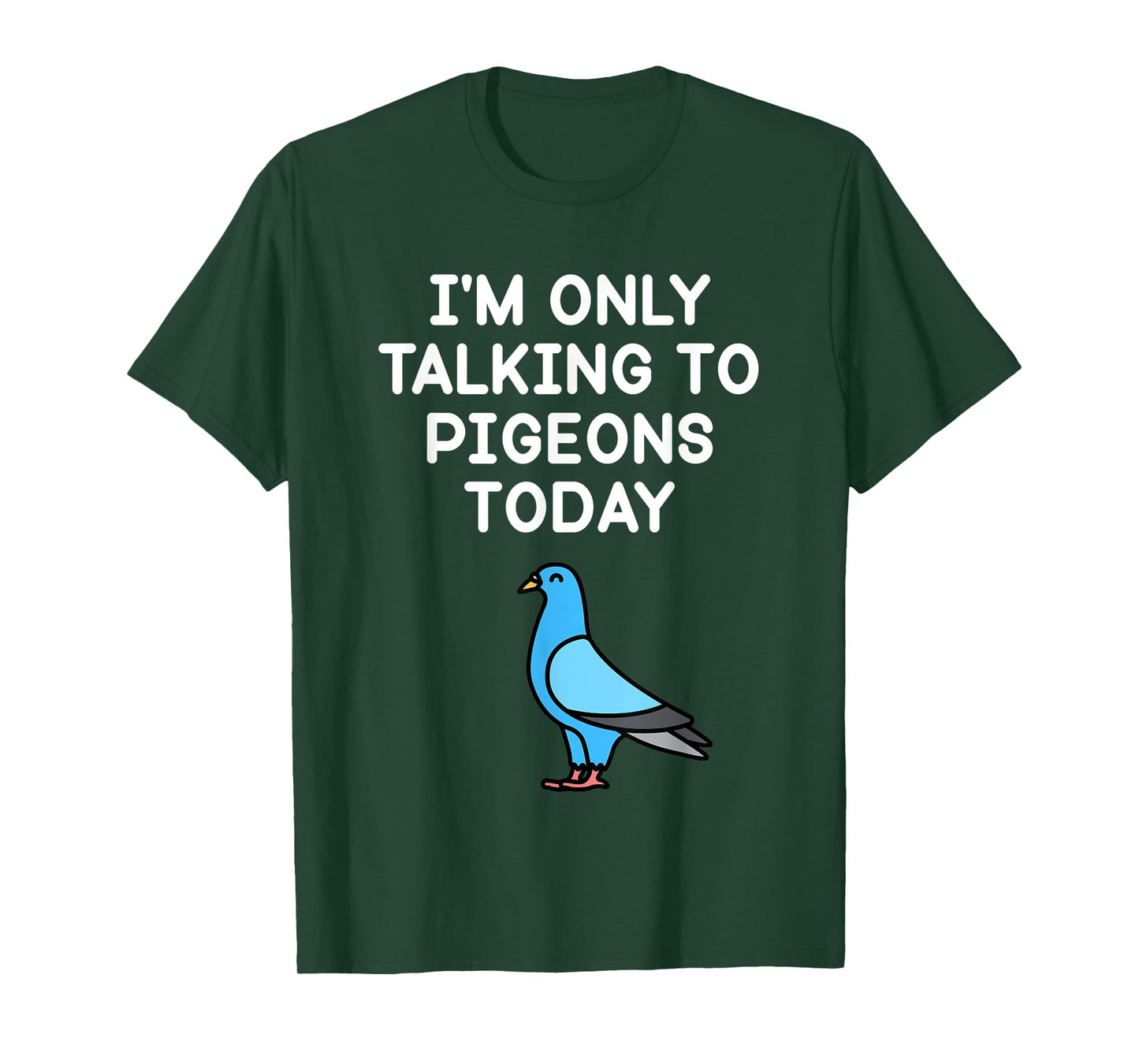 Iβm Only Talking To Pigeons Today Funny Pigeon Lover T-Shirt