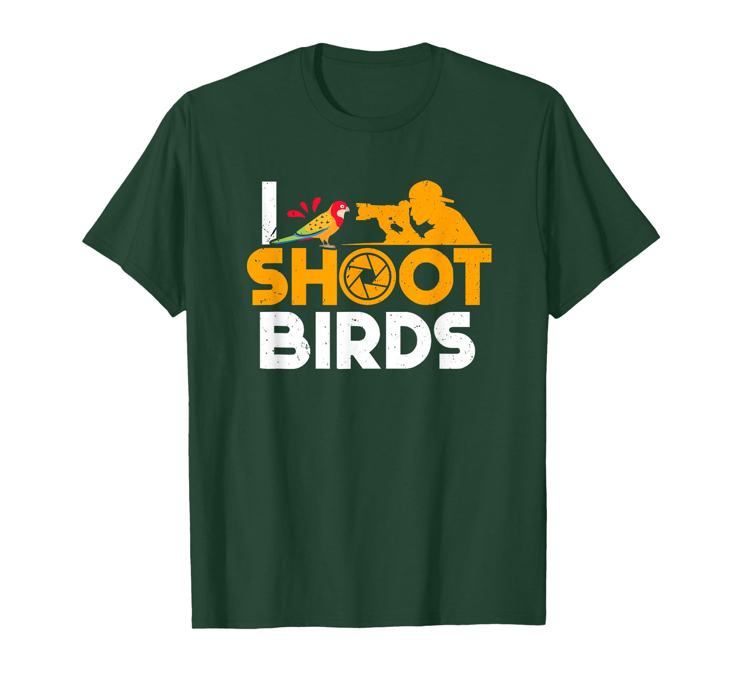 Bird Photographer Shoot Birds Birdwatching Photography T-Shirt