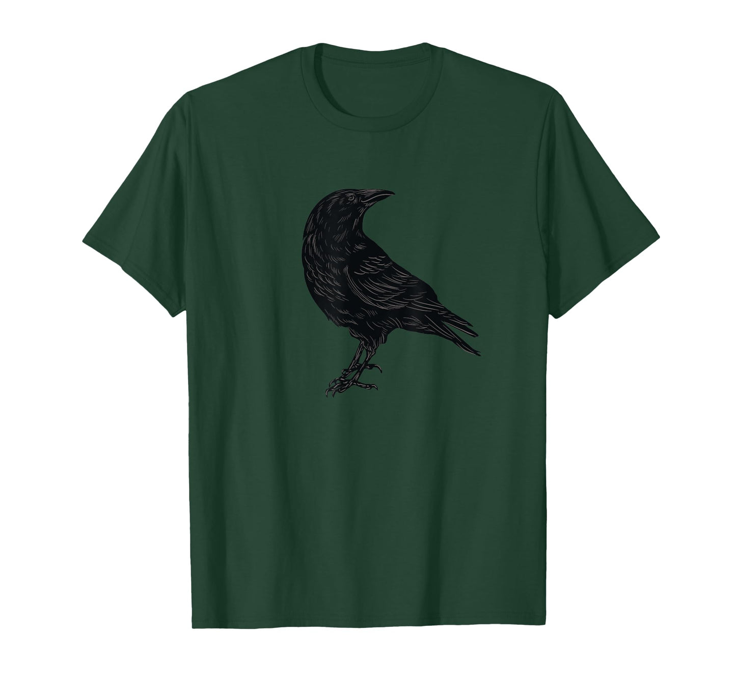 Crow Blackbird Raven Silhouette Bird T-Shirt
