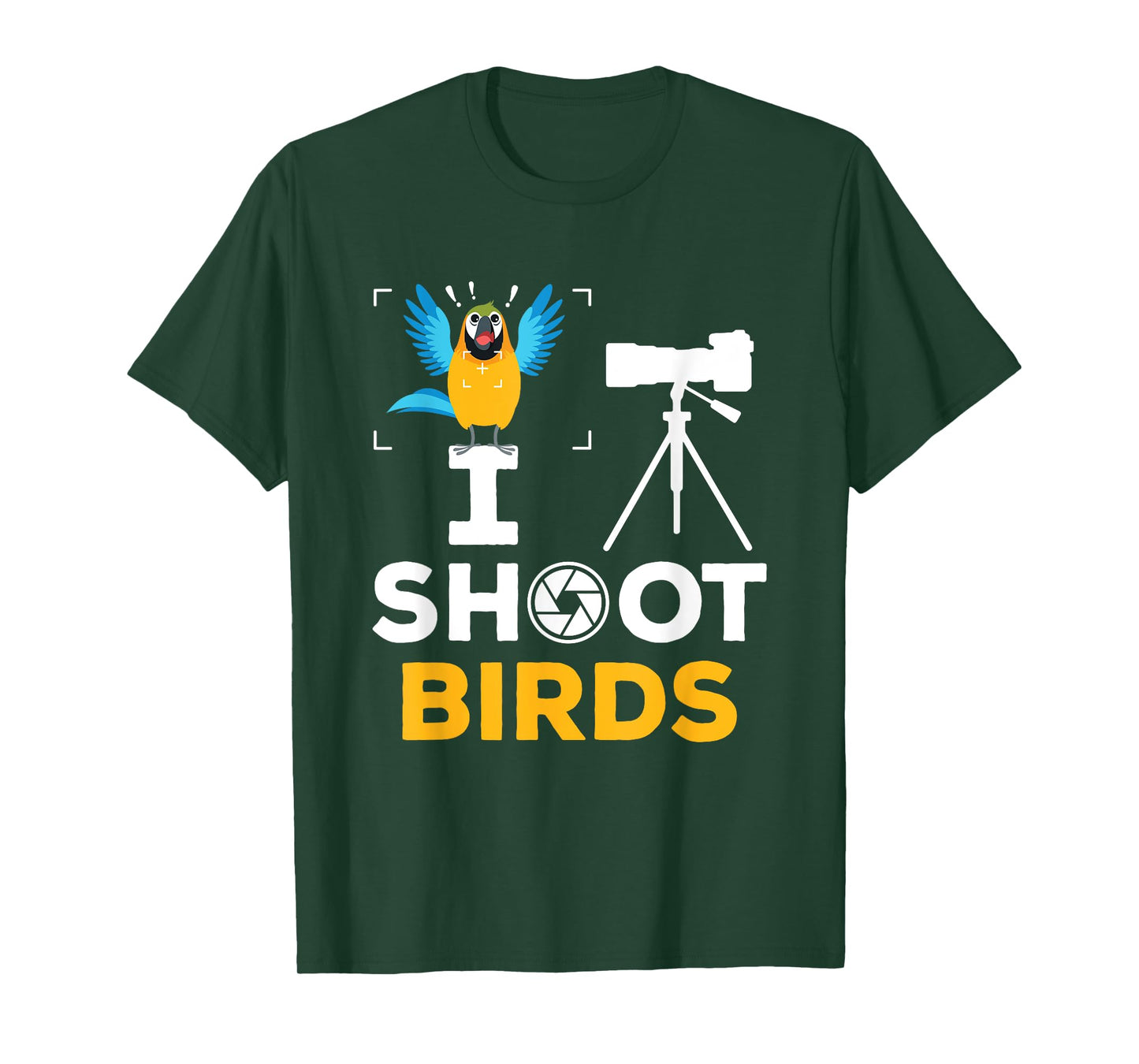 I Shoot Birds - Funny Photographer Bird Photography T-Shirt