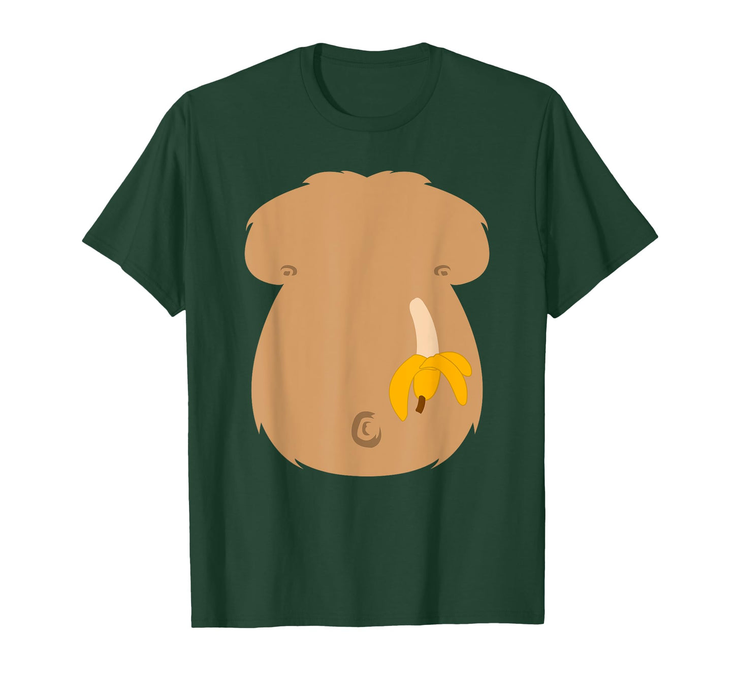 Halloween Gorilla Monkey Chest Lazy DIY Costume Funny Shirt