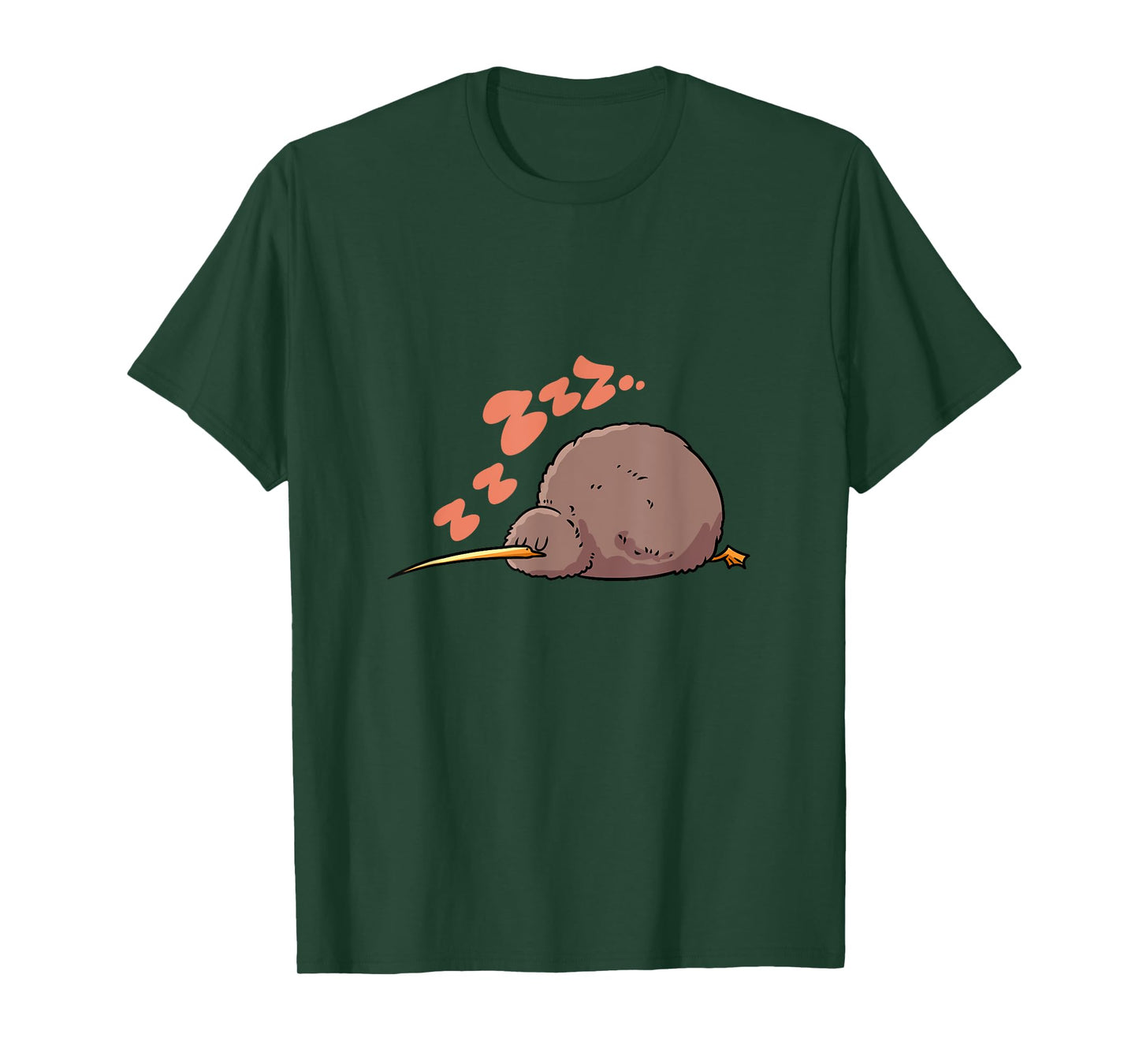 Kiwi Bird Sleeping Shirt Tired Pajama Graphic T-Shirt