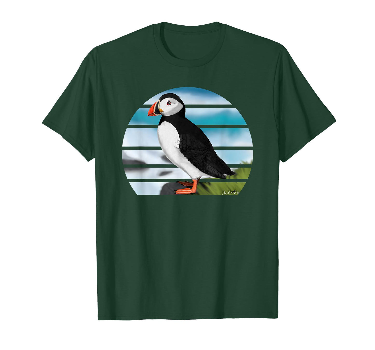 Puffin Bird Birder Ornithologist Biologist Birdwatcher T-Shirt