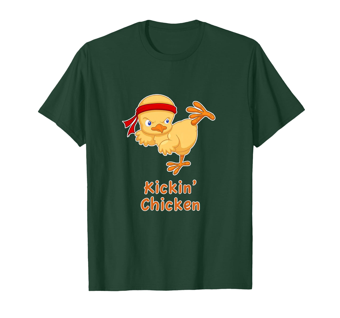 Funny Kids Karate Gift Youth Karate Kickin' Chicken T-Shirt