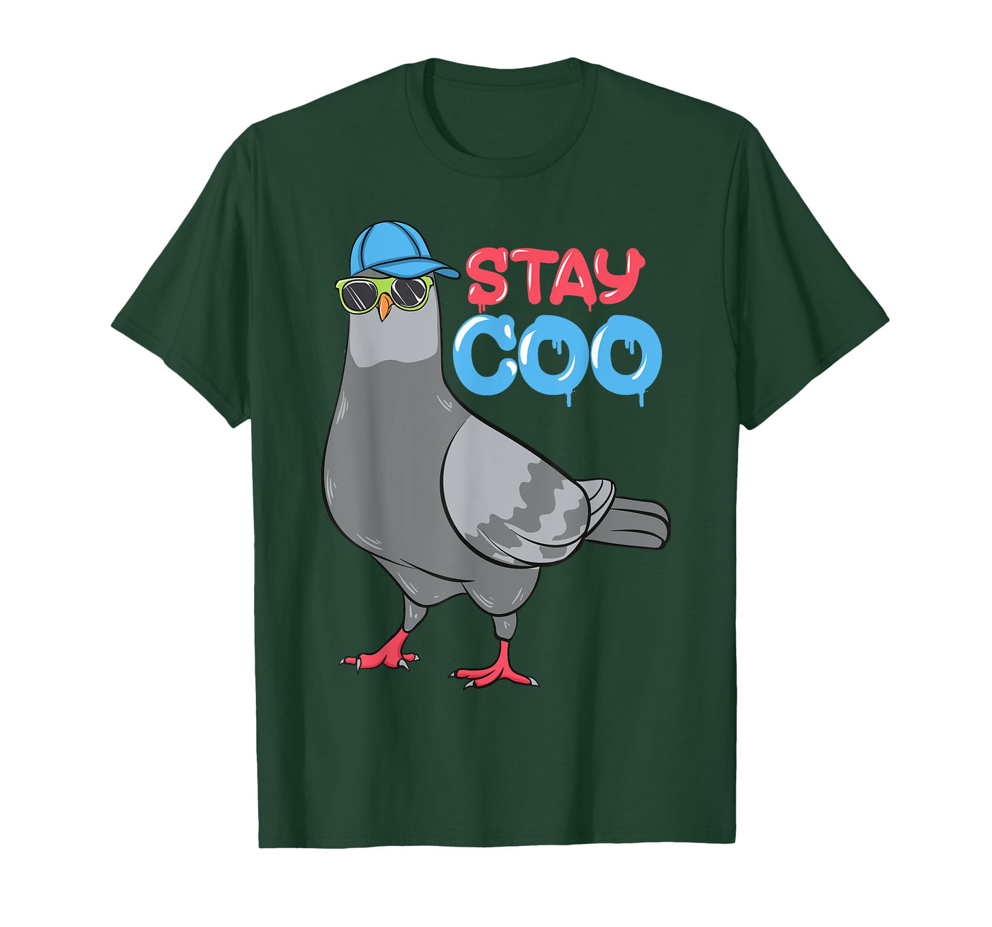 Bird Birding Pigeons Birds Cool Kids Funny Pigeon Stay Coo T-Shirt