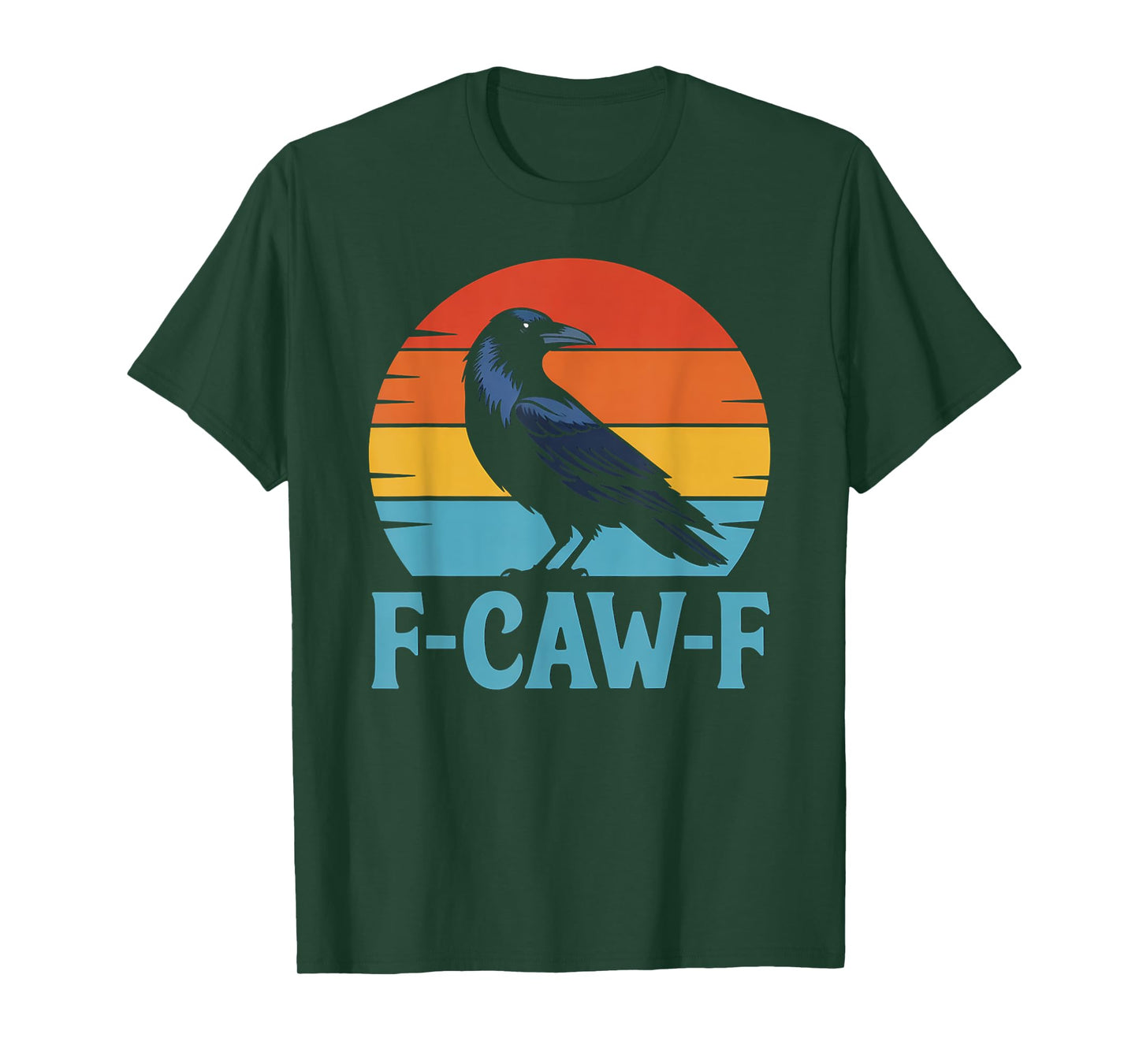 Retro Black Bird Crow Funny Crow Lover T-Shirt
