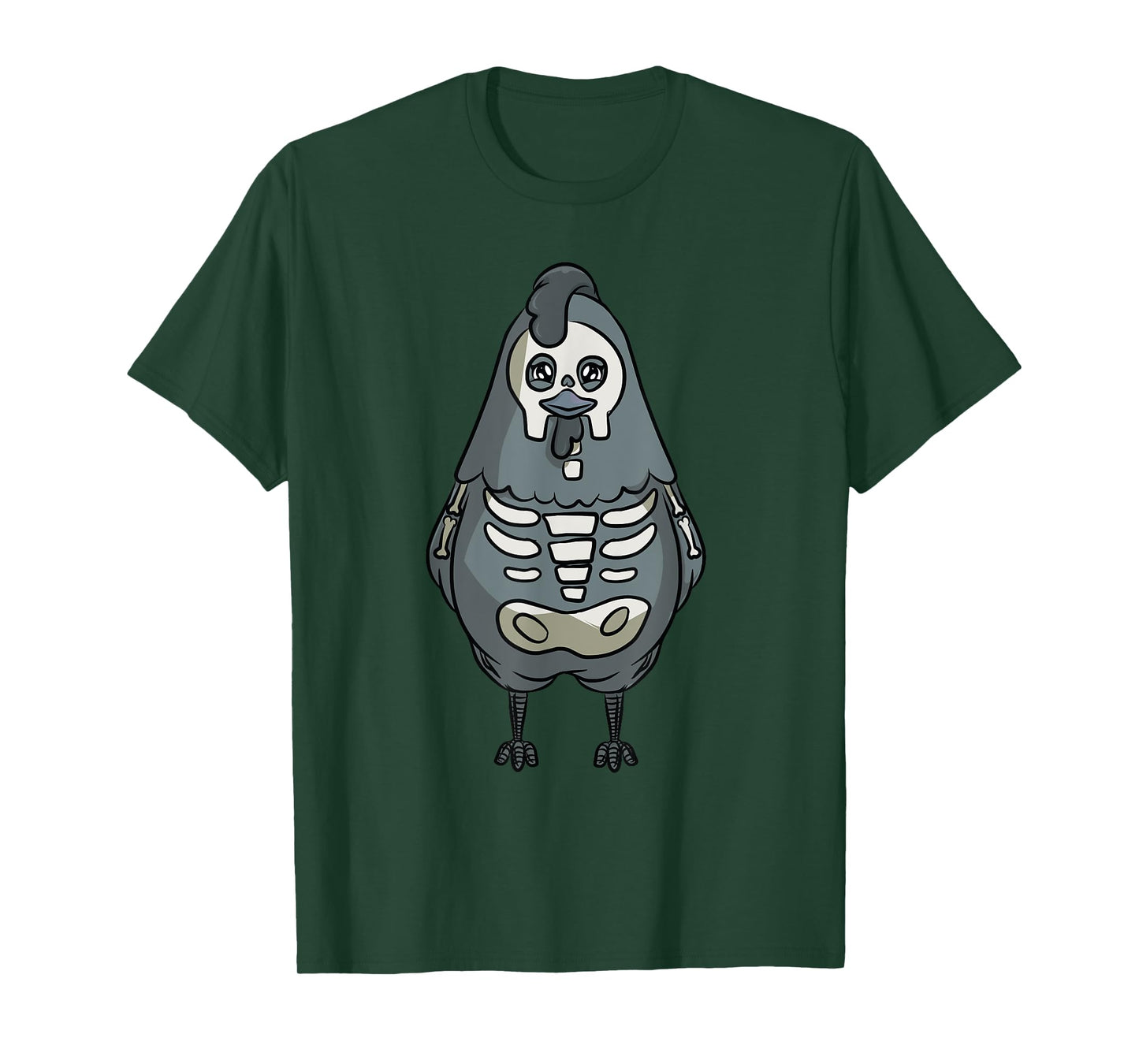 Chicken Skeleton Costume for Halloween Chickens T-Shirt