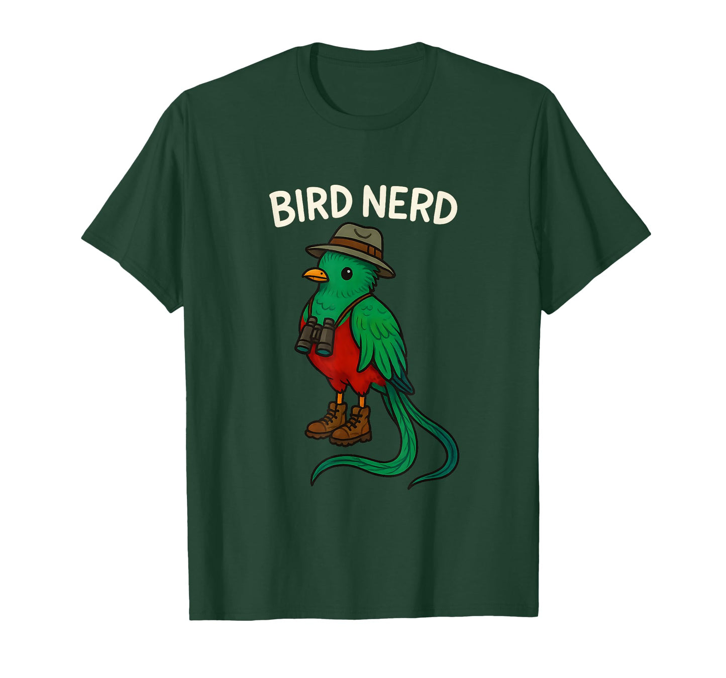 Resplendent Quetzal Birdwatcher BIRD NERD Funny Birding T-Shirt