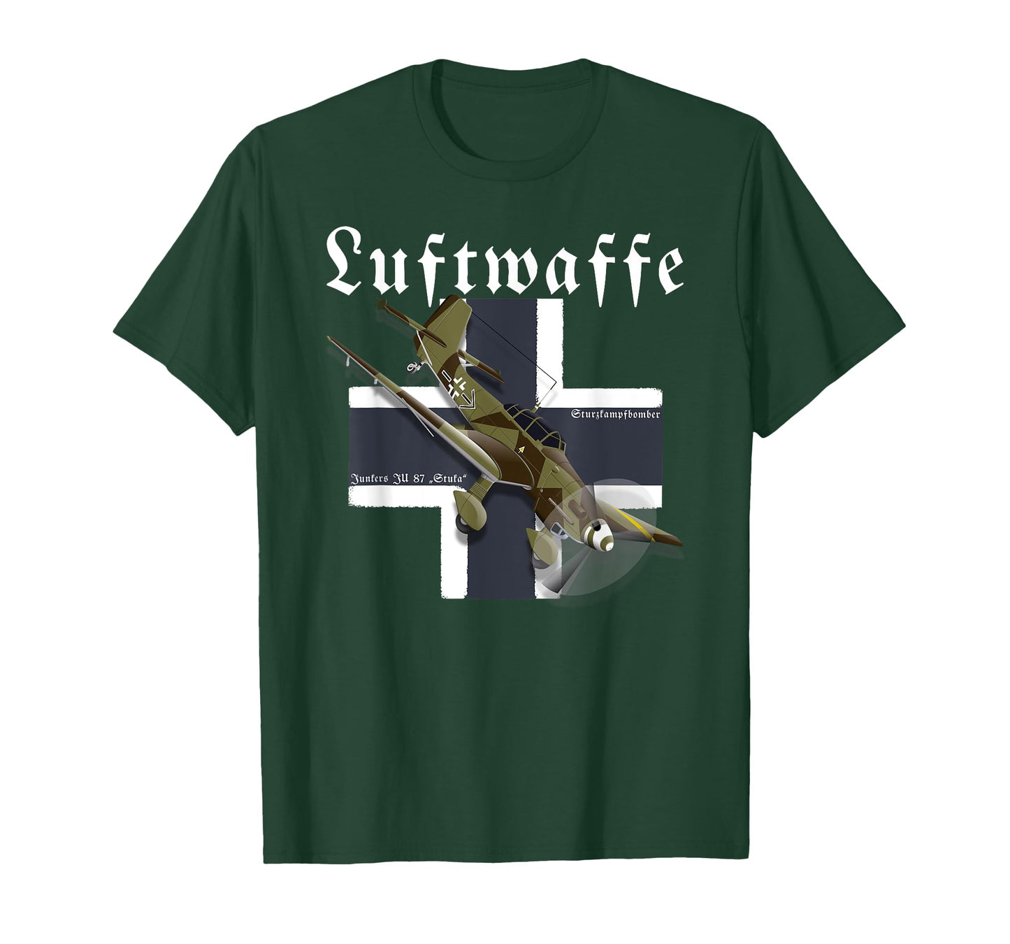 German Warbird I Junkers Ju 87 Stuka I WW2 Airplanes T-Shirt