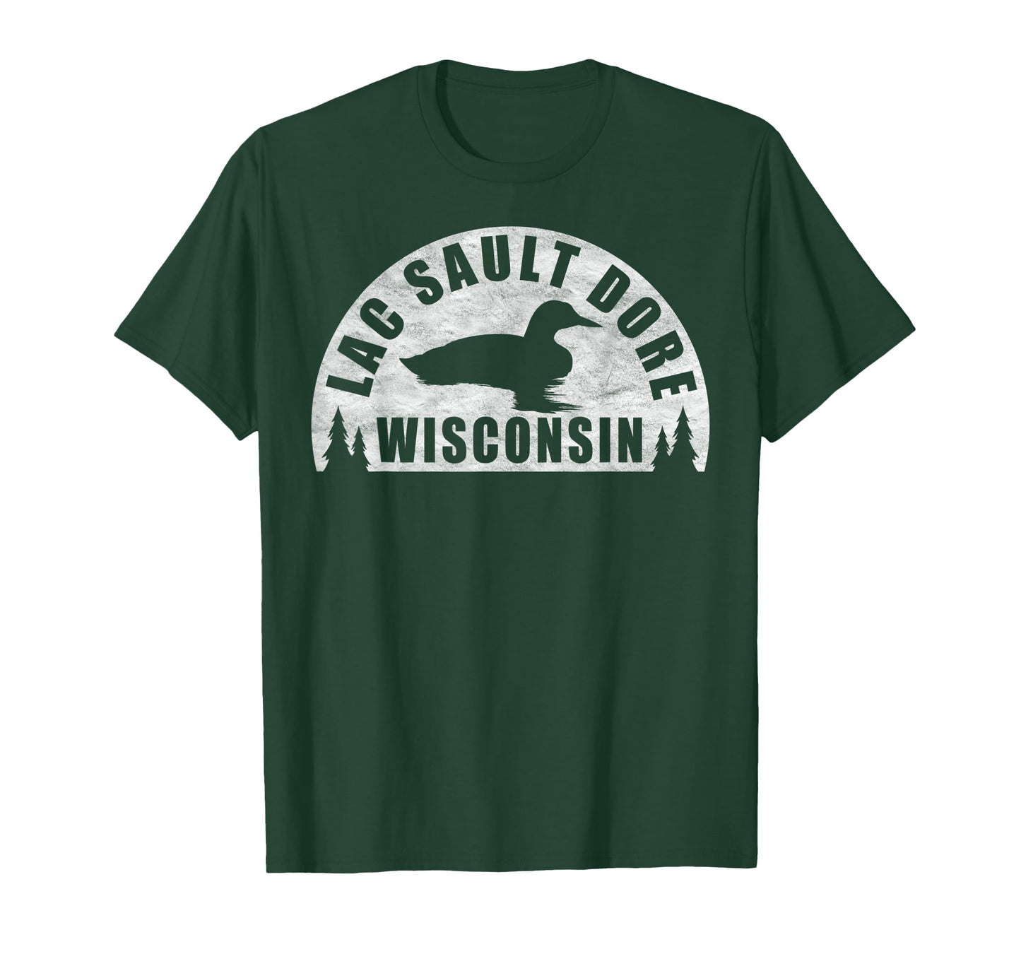 Lac Sault Dore Northern Wisconsin Loon T-Shirt