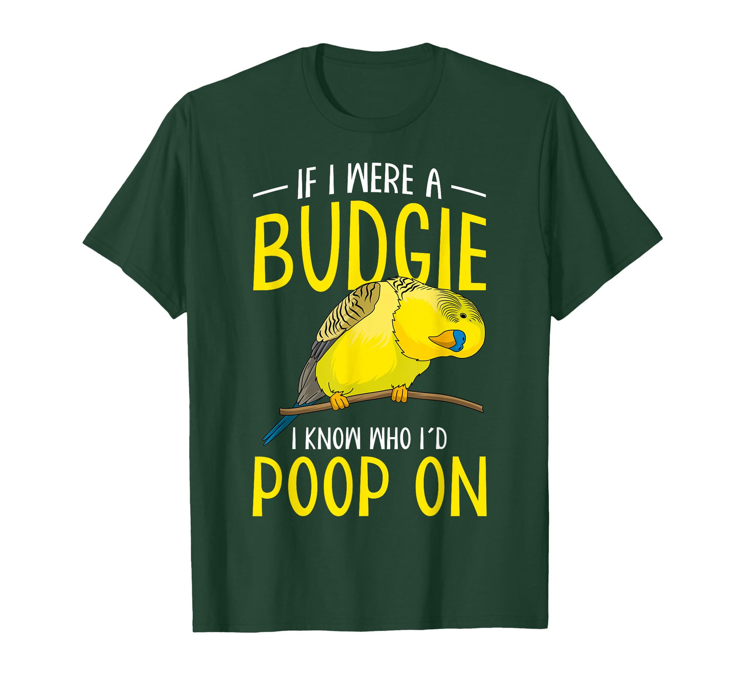 Budgie Lovers Parakeet Budgerigar Funny Women Men T-Shirt