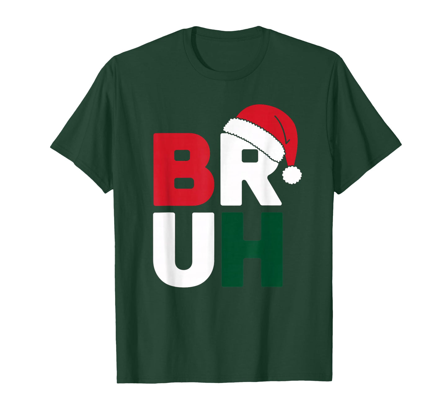 Funny Bruh Merry Christmas Pajama Family Men Meme Xmas Boy T-Shirt