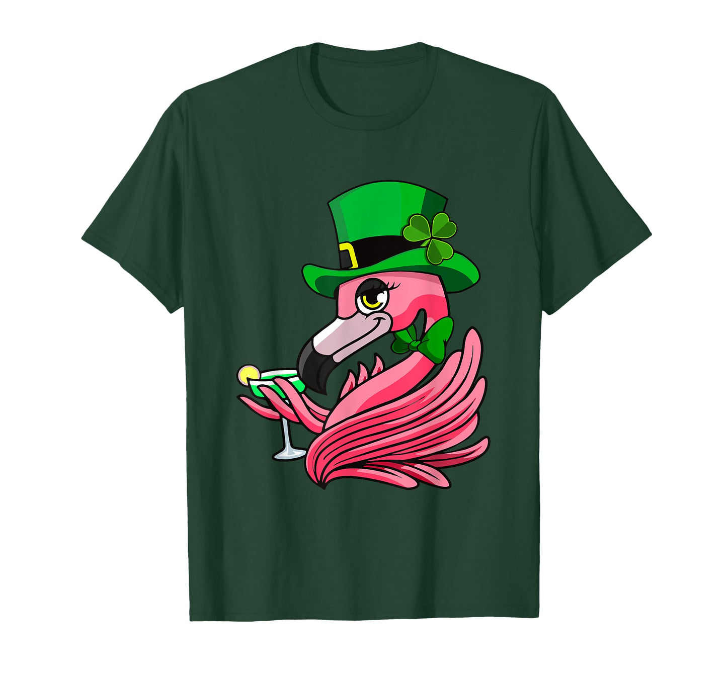 Irish Flamingo leprechaun Funny St Patrick's Day T-Shirt