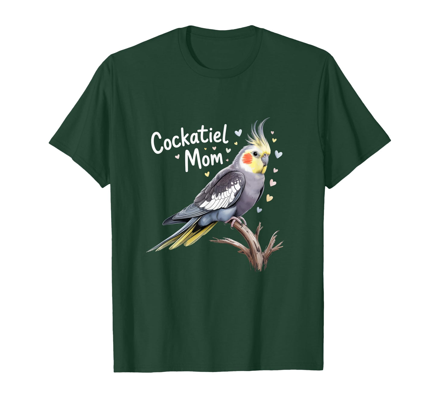 Cockatiel Mom Funny Bird Lover Women T-Shirt