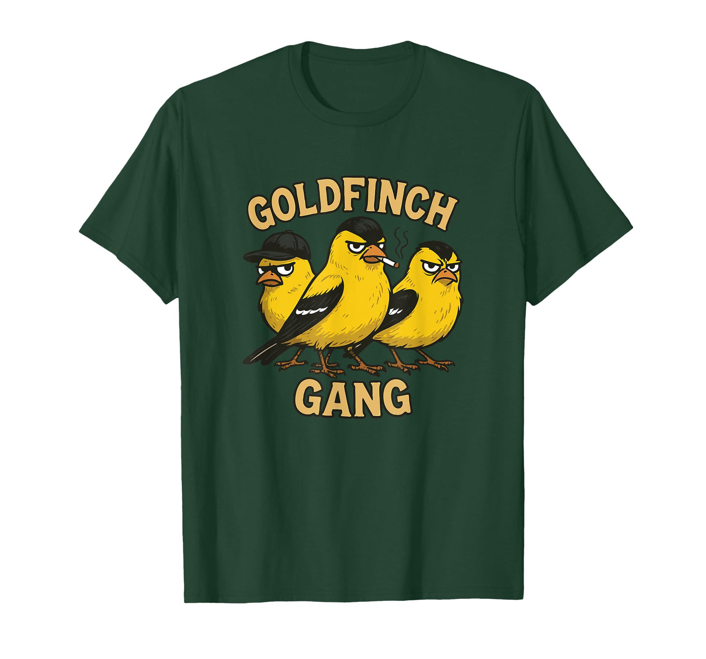 Goldfinch Gang Funny Bird T-Shirt