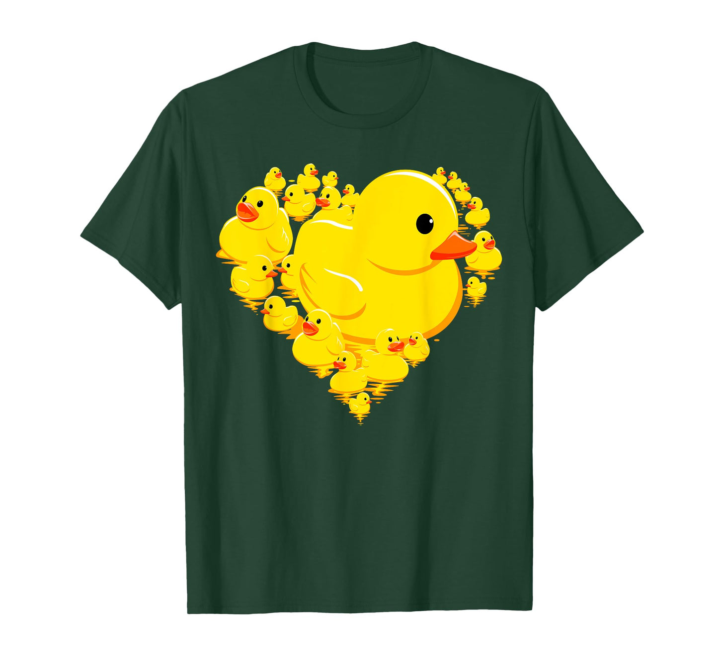 Funny Rubber Duck Hearts Quack Ducky Valentine's Day Gifts T-Shirt