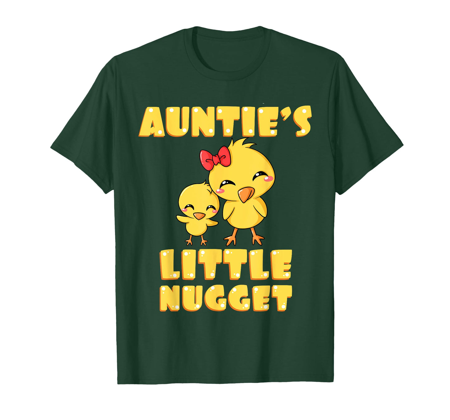 Auntie's Little Nugget Chicken Lover Tita Tia Nuggies Auntie T-Shirt