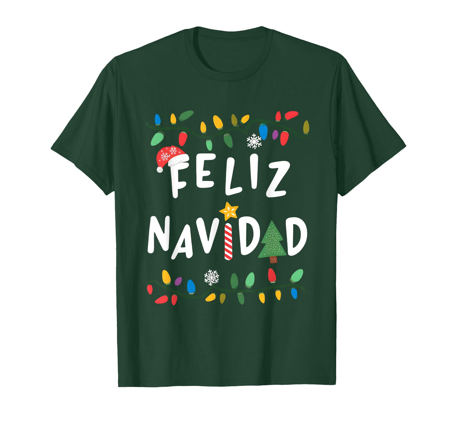 Feliz Navidad Shirt Funny Mexican Christmas in Spanish Xmas T-Shirt