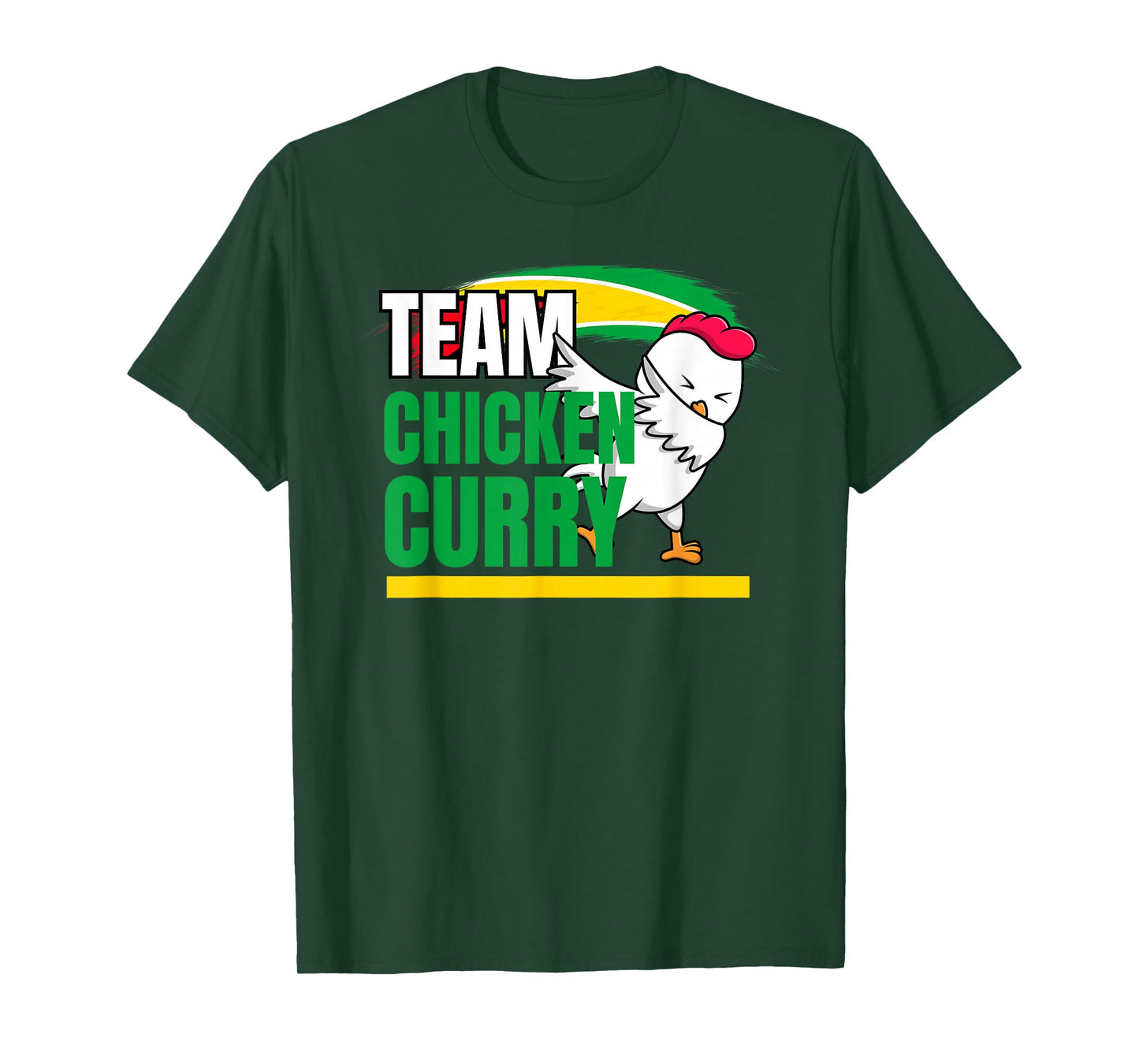 Caribbean Cricket Apparel - Guyana & Trinidad Patriotic Cricket T-Shirt - Black - Small - Short Sleeve - Unisex - Regular Fit - Cotton 65% Polyester 35%