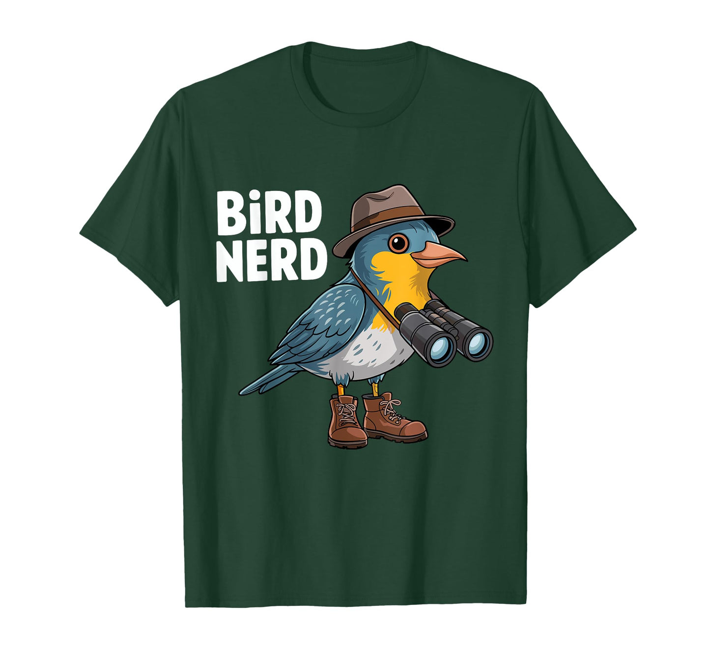 Bird Nerd Funny Bird Watching Birding Bird Lover Watcher T-Shirt