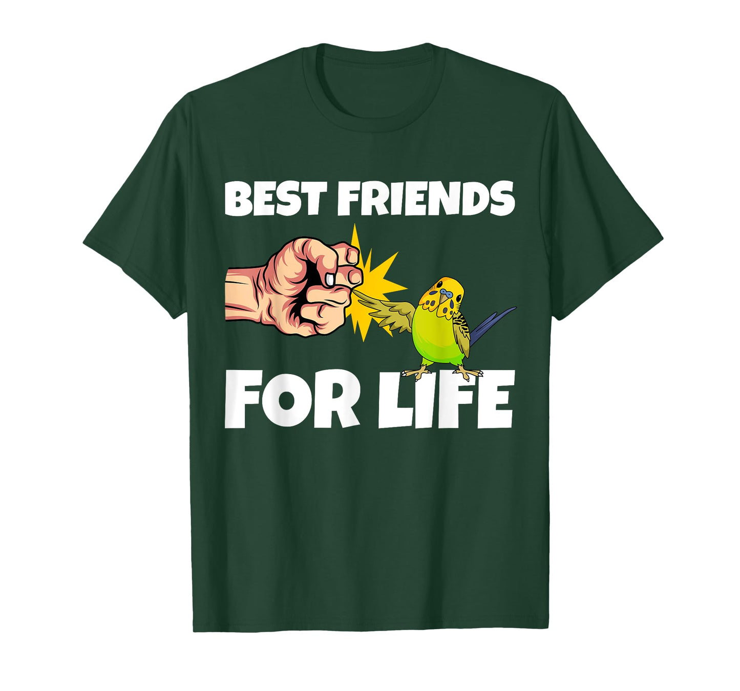 Budgie Best Friends for Life Parakeet Budgerigar Gift T-Shirt