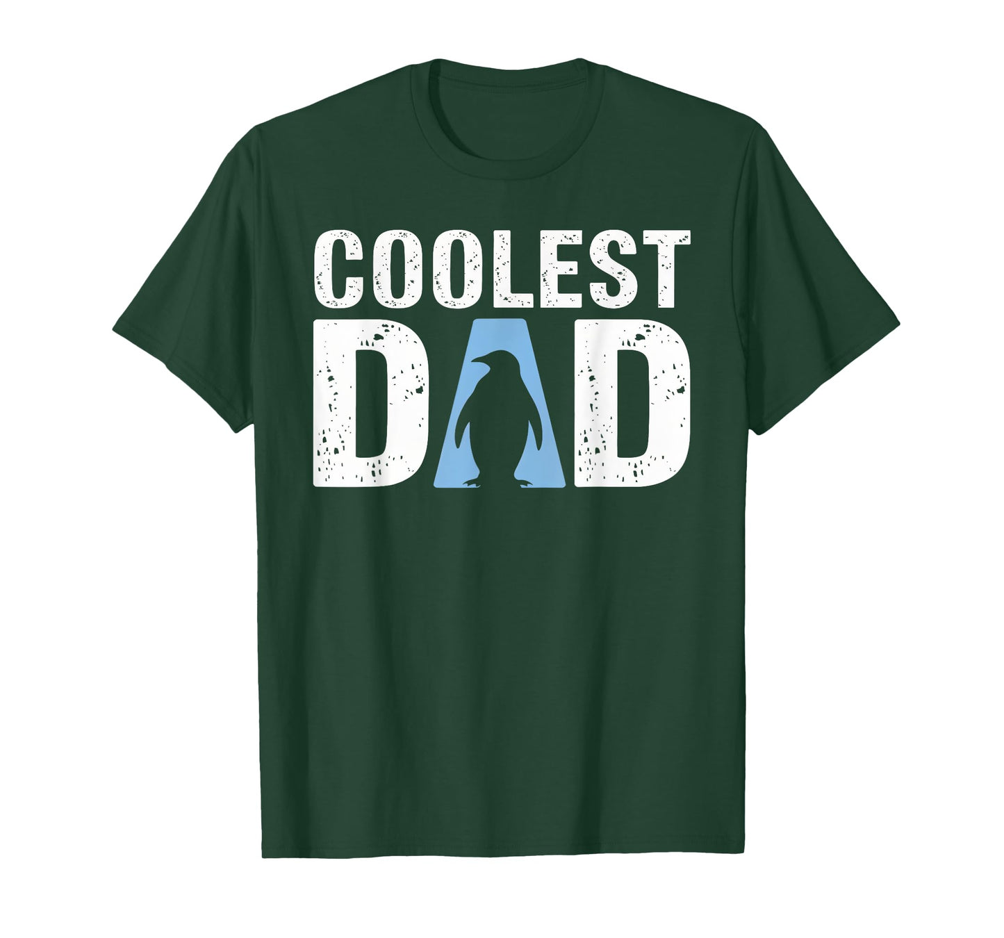 Penguin Coolest Dad Father's Day Funny Daddy Family Matching T-Shirt