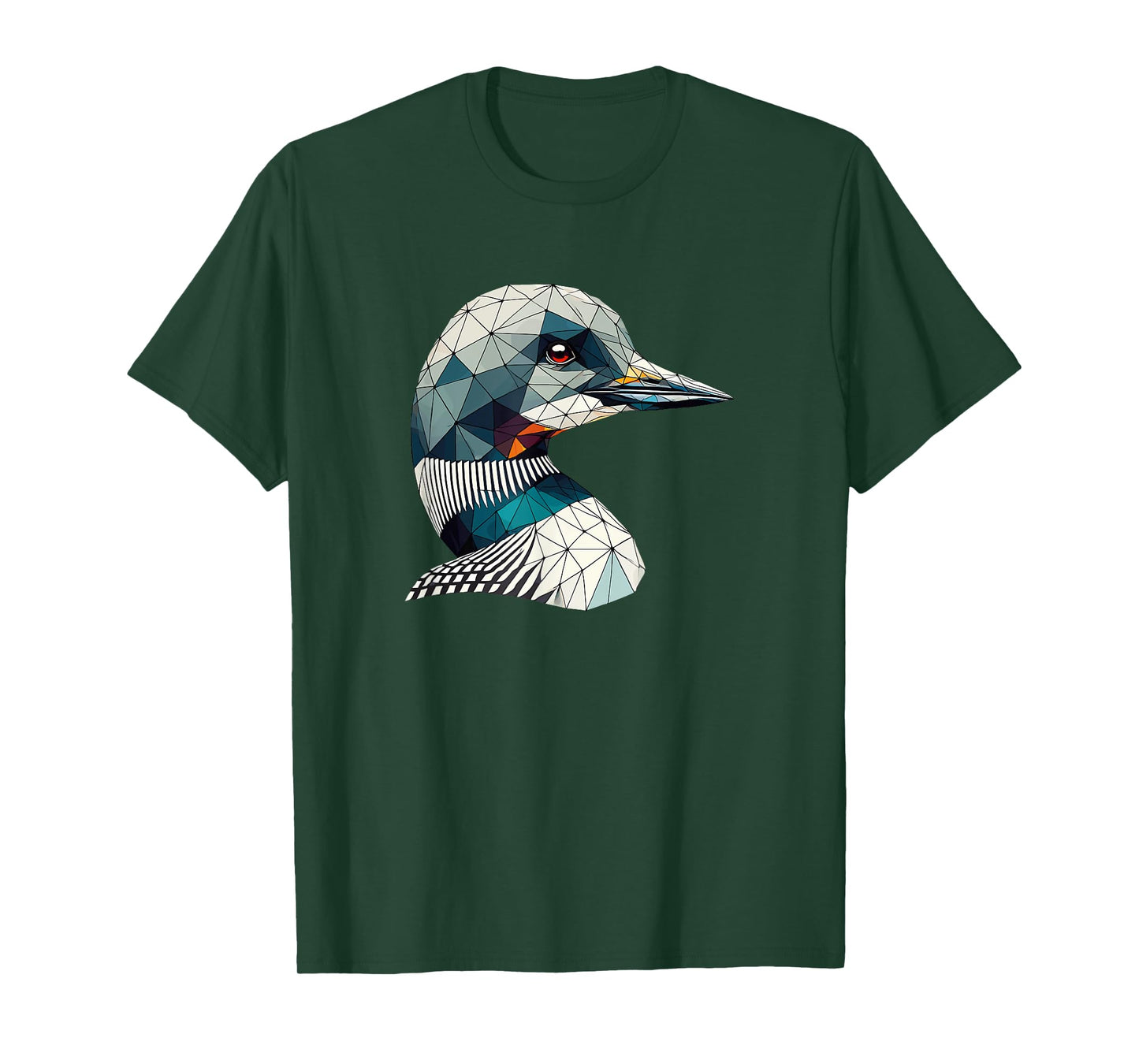 Geometric Art Common Loon T-Shirt