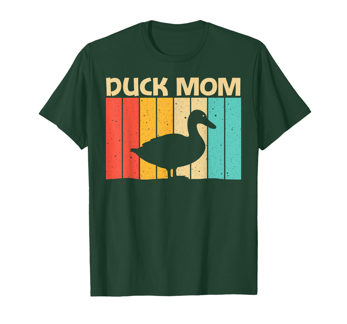 Funny Duck Design For Mom Mother Duck Farmer Hunting Lovers T-Shirt, Black