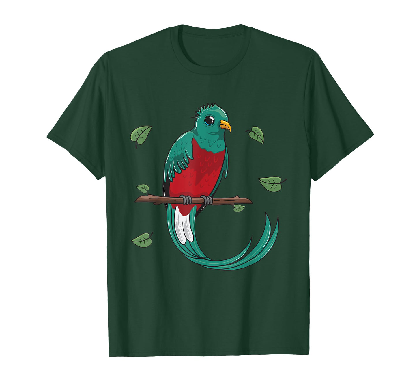 Cartoon Quetzal Bird I Kids I Parrot I Children Bird T-Shirt