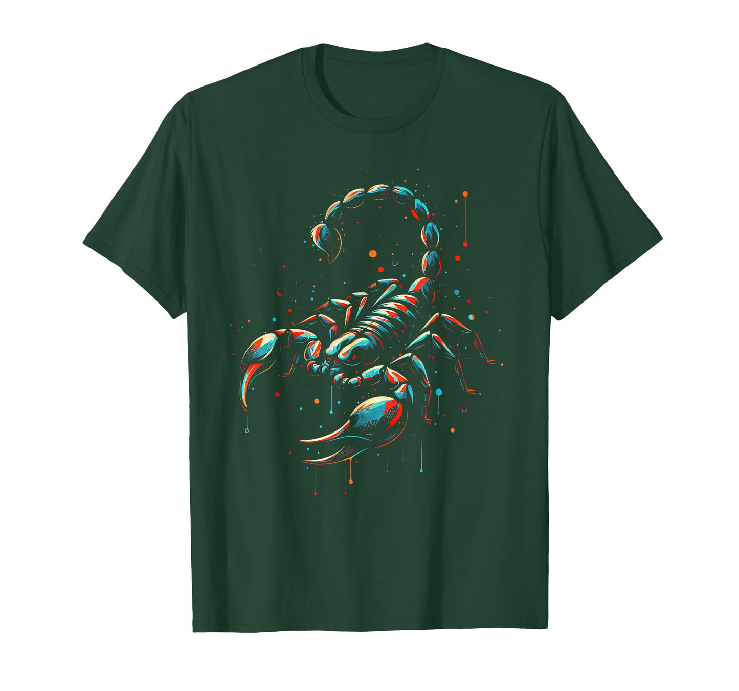 Scorpion Minimalist and Vibrant Style Birthday Christmas T-Shirt