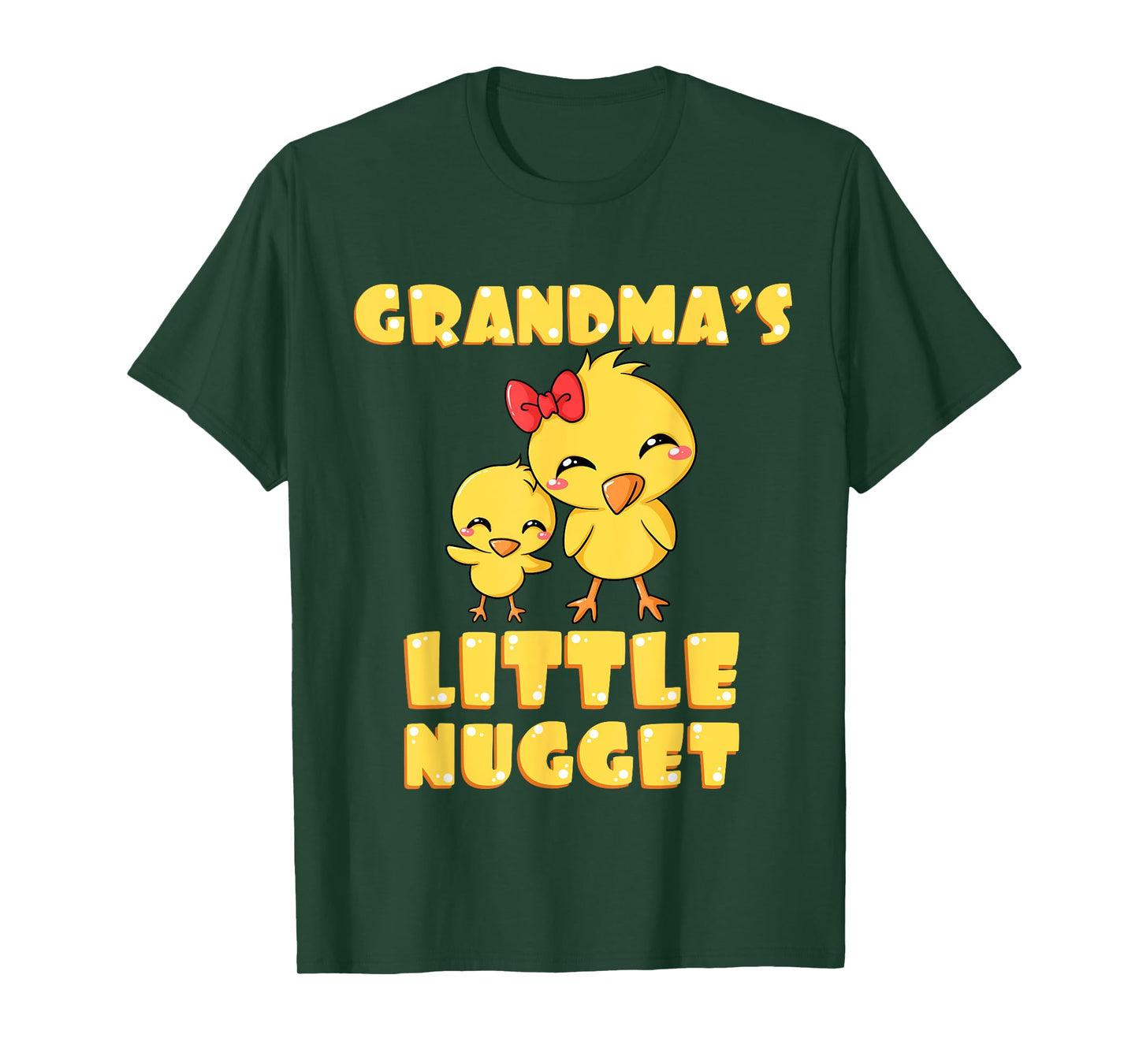 Grandma's Little Nugget Chicken Lover Grandma Mother's Day T-Shirt