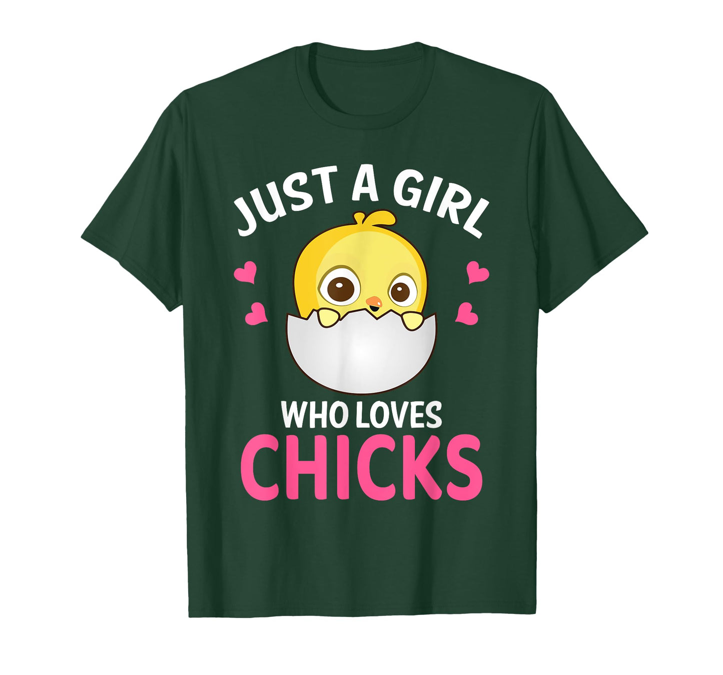 Just A Girl Who Loves Chicks I Cute Chicken I Kids Chick T-Shirt