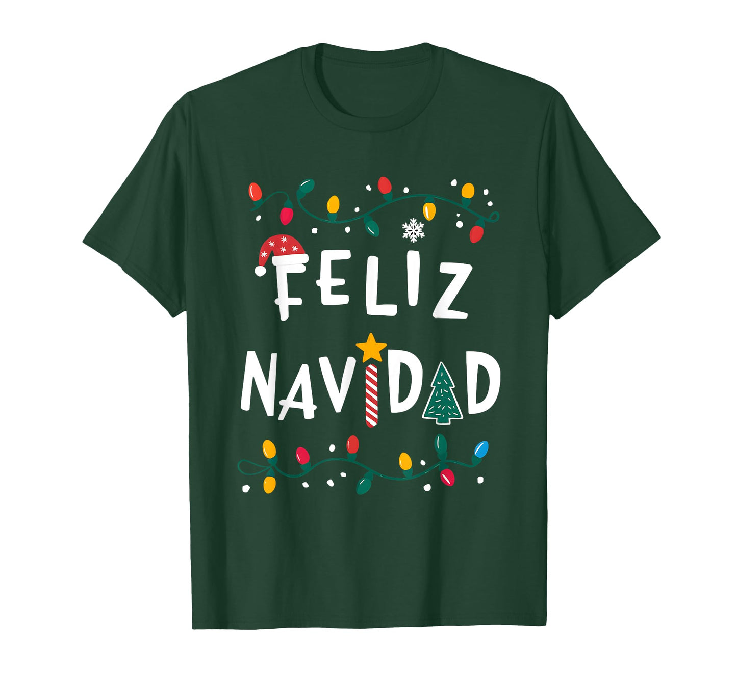 Feliz Navidad Shirt Funny Mexican Christmas in Spanish Xmas T-Shirt