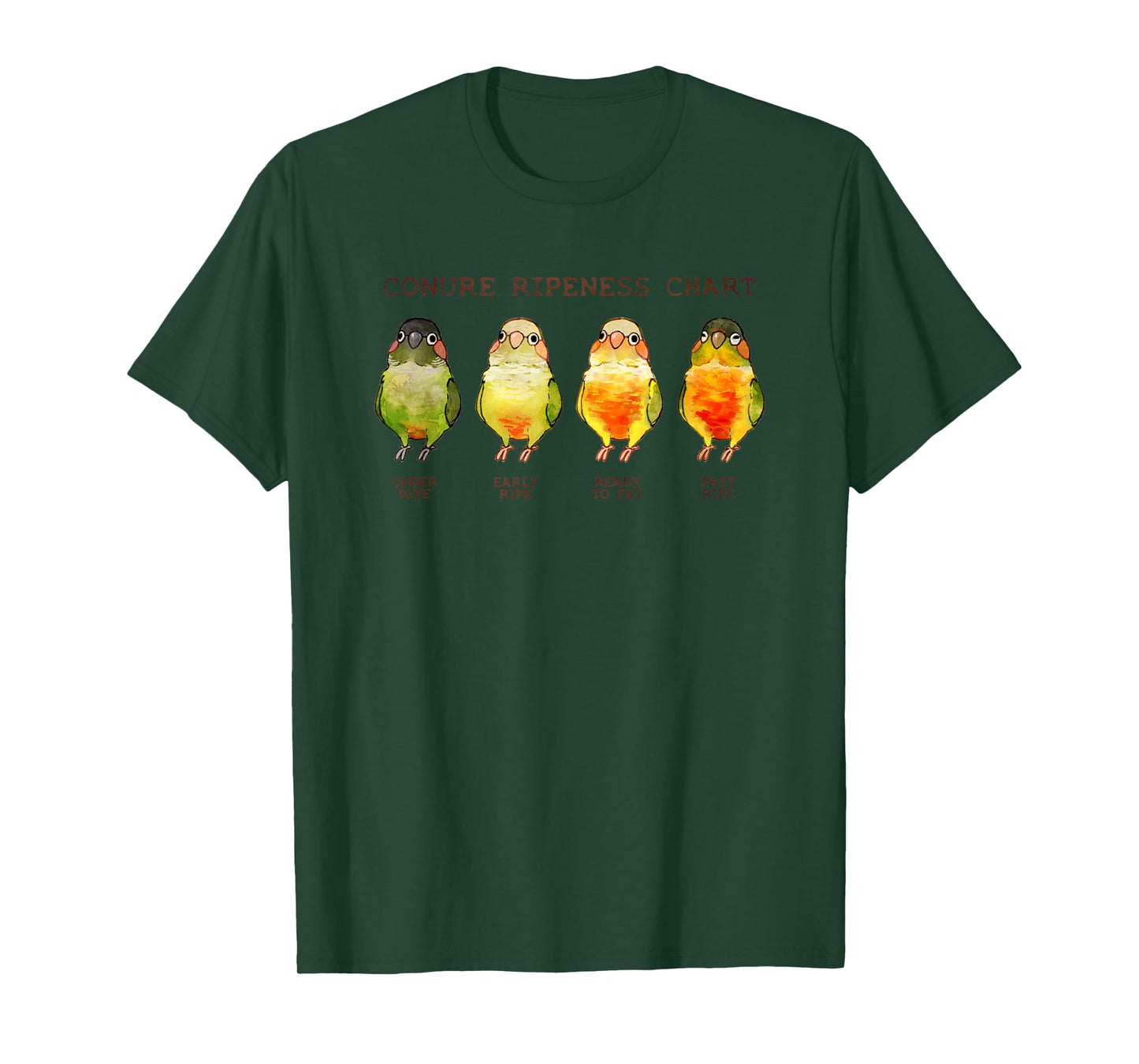 Conure Ripeness Chart T-Shirt