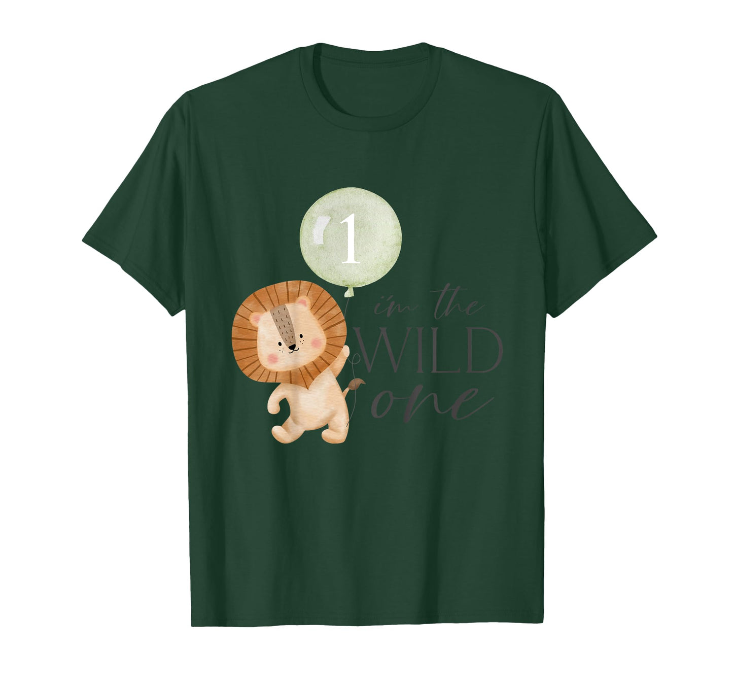 Kids I'm The Wild One Matching Family 1st Birthday Lion Boy Girl T-Shirt