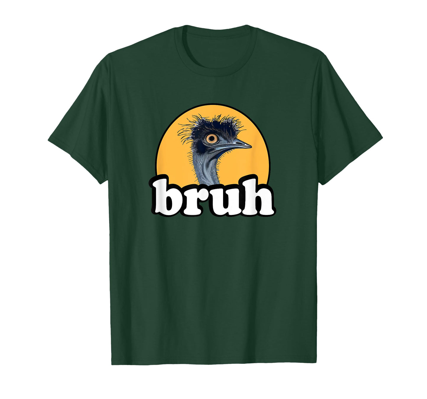Zookeeper Funny Bruh Kids Flightless Bird Emu Lover T-Shirt