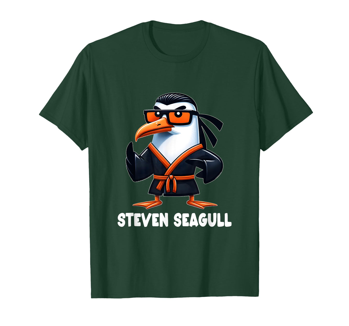 Steven Seagull Funny Martial Arts Lover T-Shirt T-Shirt