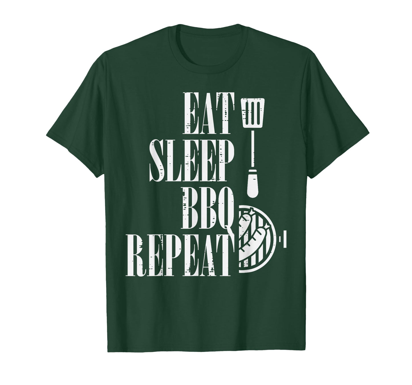 Eat Sleep Bbq Repeat Funny Barbecue Grilling Women Men Kids T-Shirt
