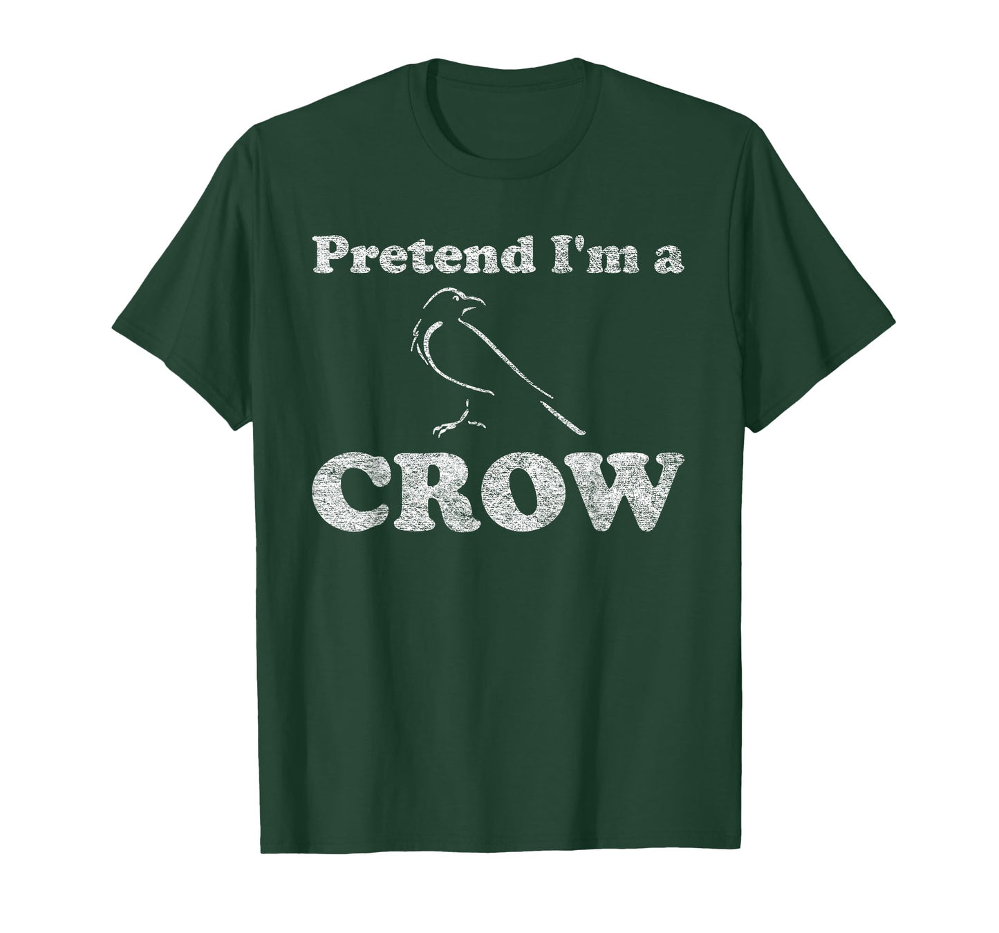 CROW COSTUME HALLOWEEN PRETEND I'M A CROW BLACK BIRD T-Shirt