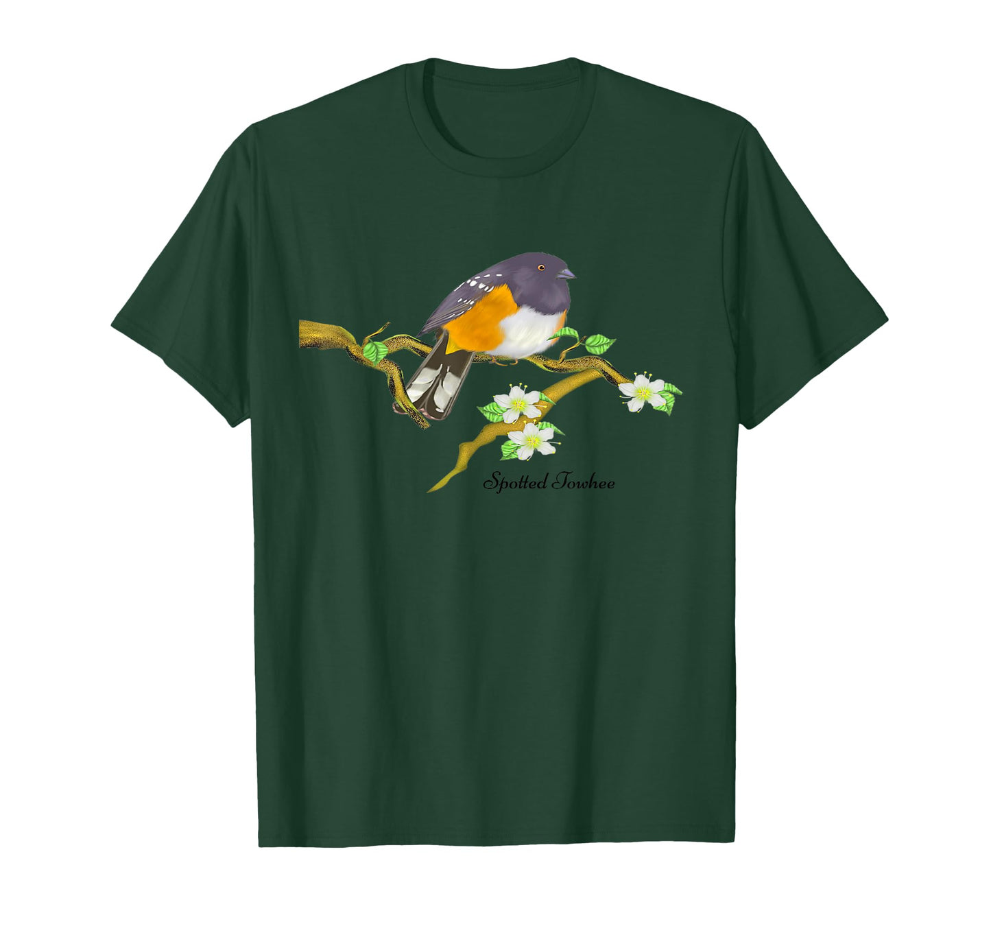 Spotted Towhee Beautiful Bird T-Shirt