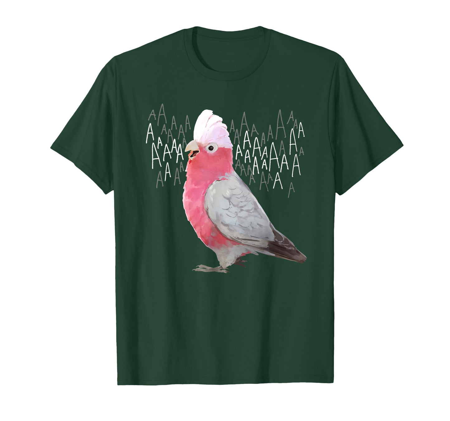 Screaming Galah Rose-Breasted Cockatoo T-Shirt
