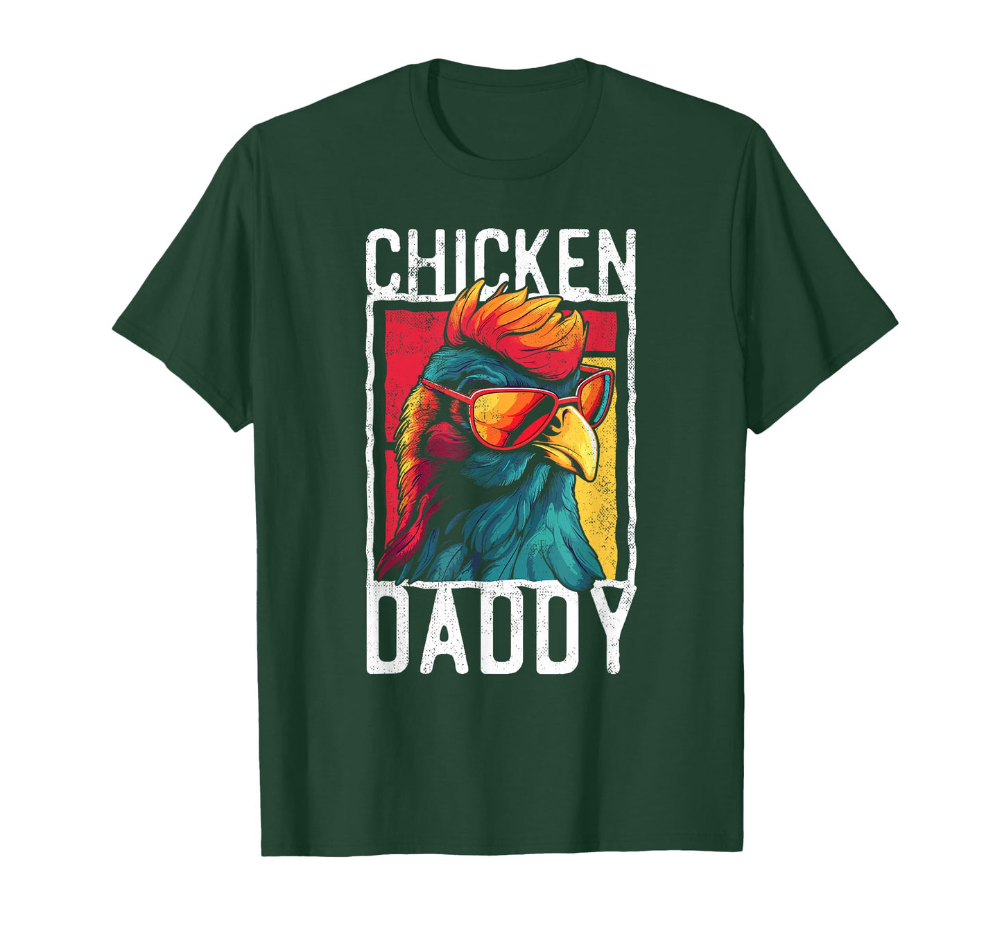Lustige Hhner, Hahn & Landleben Designs Chicken Daddy - a Fun Design for Every Rooster in the Basket T-Shirt