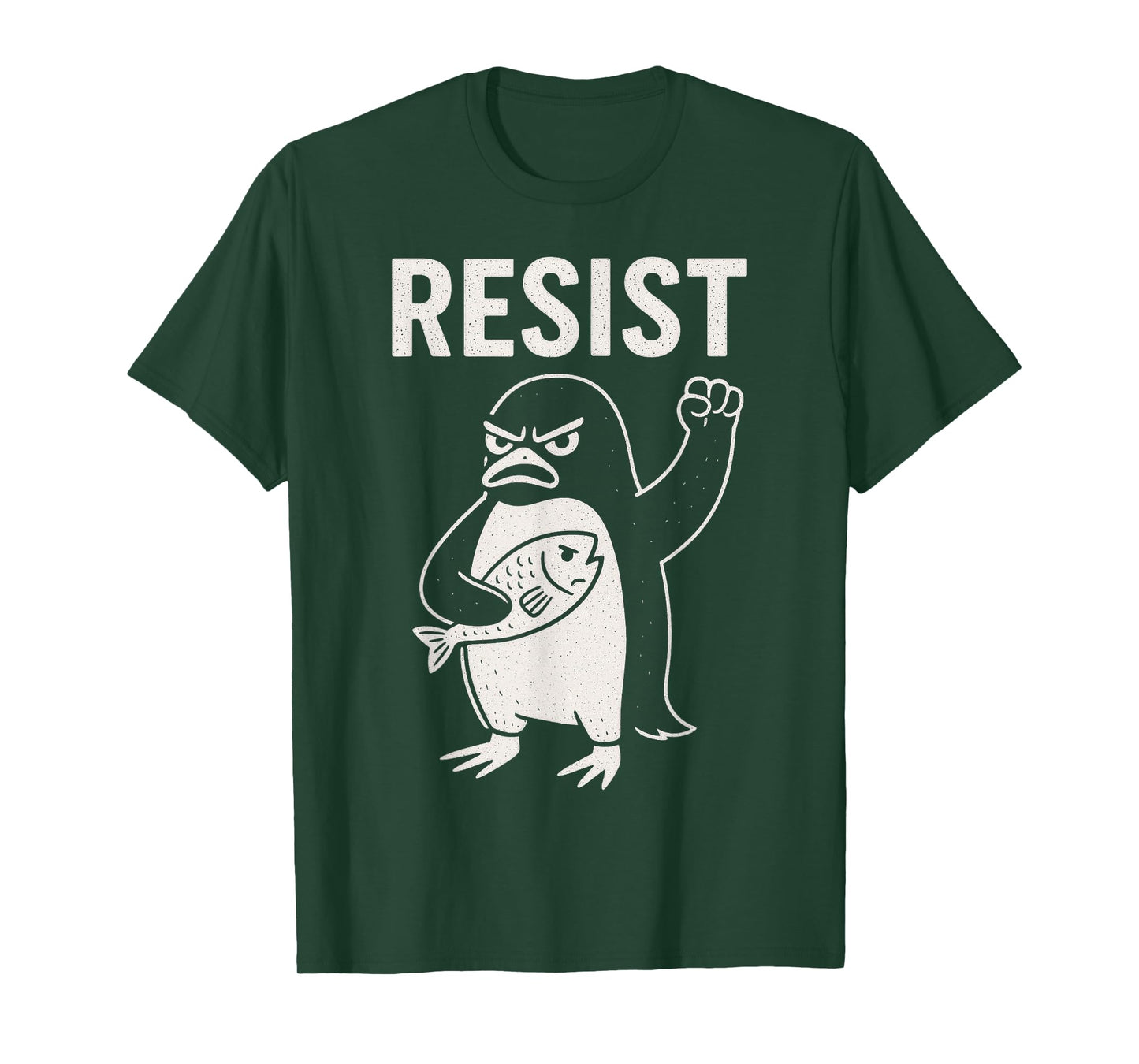 Penguin Resist Penguins Protest T-Shirt