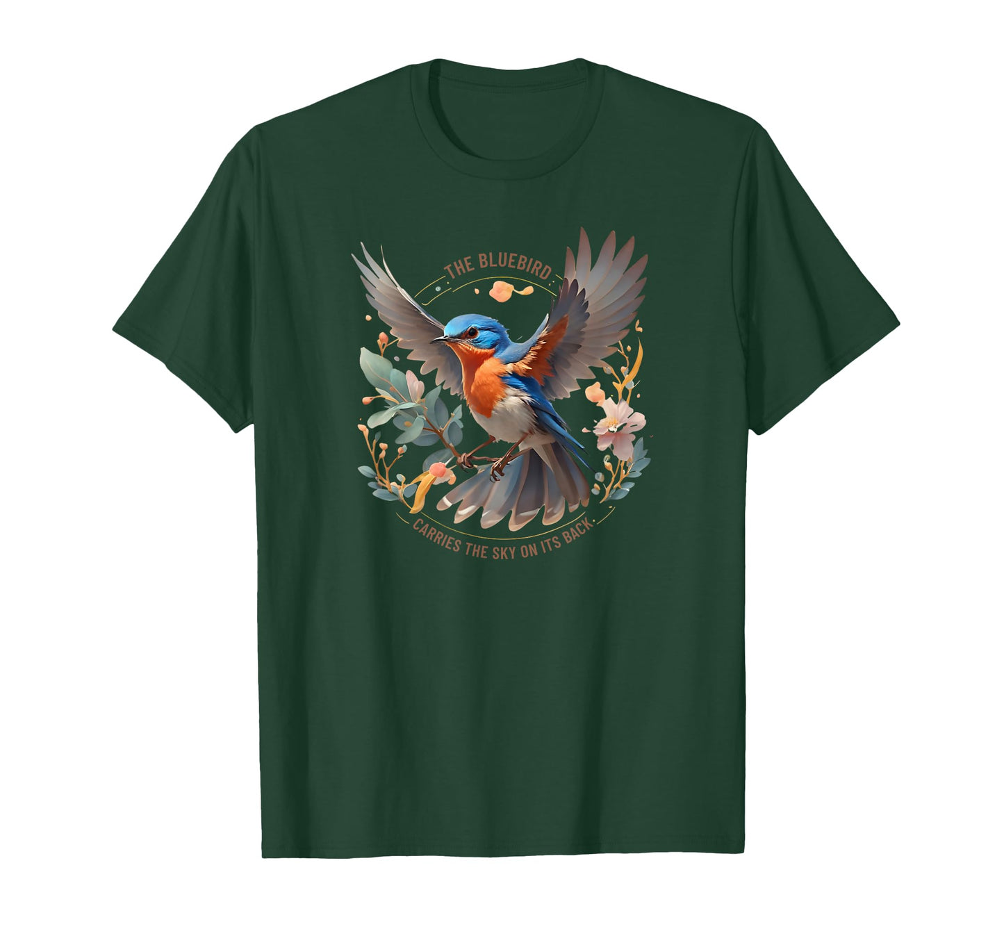 Eastern Bluebird Carries the Sky on its Back T-Shirt