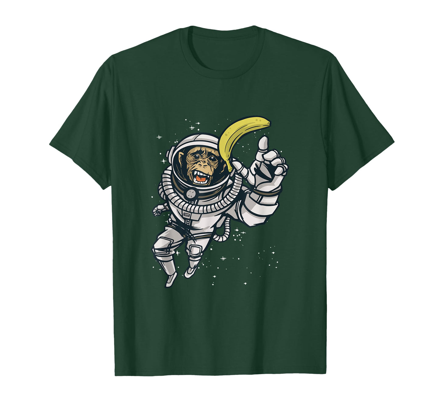 Funny Astronaut Monkey Chimpanzee Chimp Space Humor Meme T-Shirt