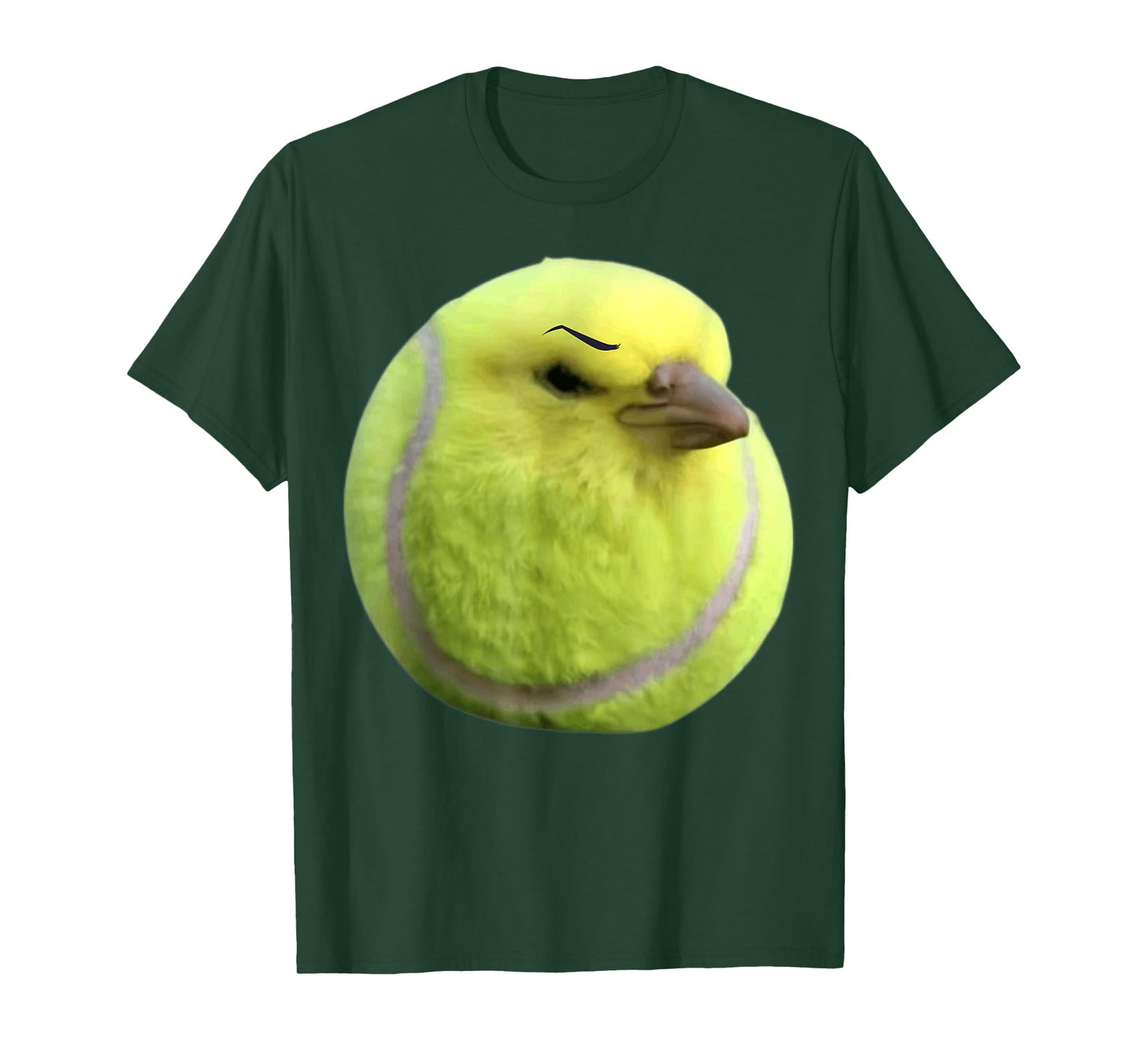 Tennis Bird Ball Meme Funny Memes Internet Memes Brainrot T-Shirt
