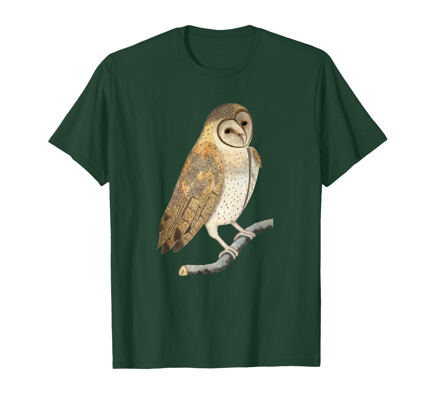 Barn Owl Wildlife Bird of Prey Vintage Graphic T-shirt